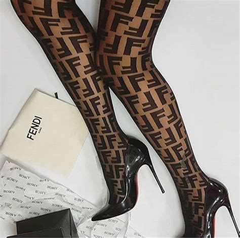 black fendi stockings|Fendi stockings size guide.